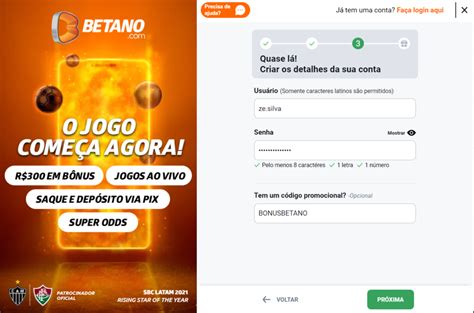 tem um código promocional betano